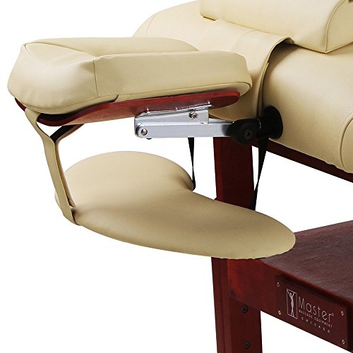 Master Massage Universal Hanging Armrest Shelf for Massage Tables (Black)