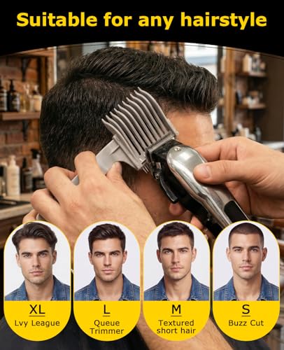 Geyynow 4-in-1 Blend Friend Fade Comb for Men's Haircuts