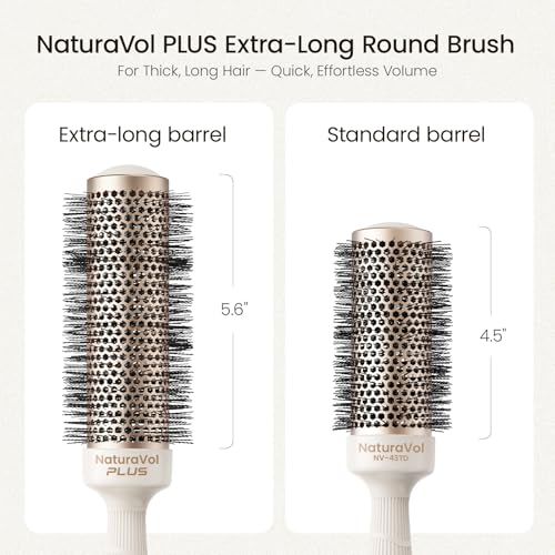 AIMIKE NaturaVol PLUS 1.7" Round Brush for Blow Out
