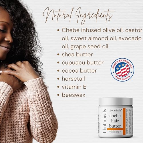 Chebe Hair Butter for Growth & Nourishment - 8 oz Ayurvedic Formula