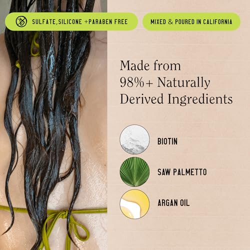 California Naturals Re:GRO Anti-Thinning Shampoo & Conditioner Set - Biotin & Rosemary Oil for Thinning Hair Support, 20 fl oz