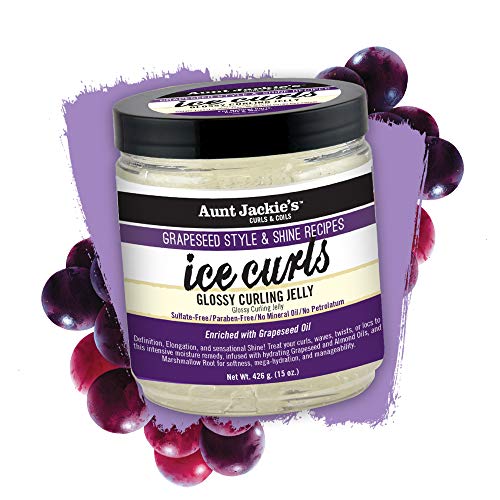 Aunt Jackie's Ice Curls Glossy Curling Jelly for Curls & Waves, 15 oz