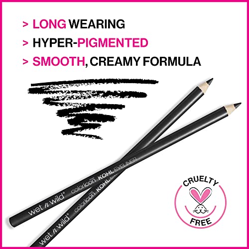Wet n Wild Waterproof Liquid & Gel Eyeliner - Blackest Black, Long Lasting
