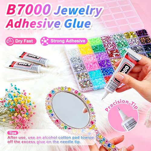 Complete Bedazzler Kit with 46000 Rhinestones & Tools