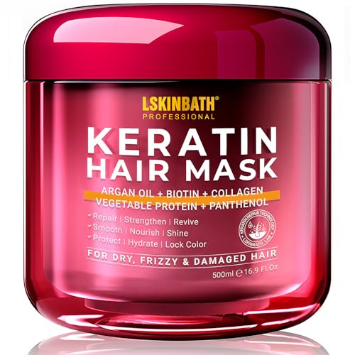 Keratin & Collagen Hair Mask for Damaged Hair - 500ml
