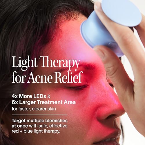 Solawave Bye Acne - FDA-Cleared Blue & Red Light Therapy Wand