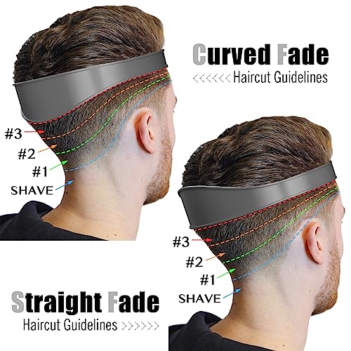 Adjustable Hair Trimmer Guide & Neckline Template Stencil