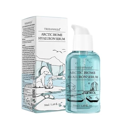 Arctic Biome Hyaluron Serum, Hydrating Facial Serum with Arctic Glacial Water, Polar Biome Complex and Hyaluronic Acid, Lightweight Formula, Korean Skincare (50ml/1.69 fl.oz.)