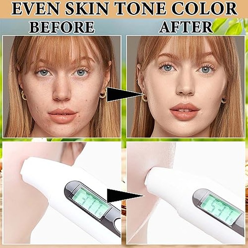 2 Pcs 3 In 1 Primer for Face Before Makeup,One Step Color Corrector Makeup Primer,Moisturizing Skin Tone Color Correcting Primer,Tricolor Tinted Moisturizer,Oil Control Isolation Cream