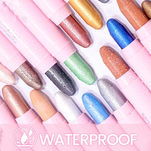 Eyeshadow Stick 38 Colors - Waterproof Long-Lasting Eye Makeup