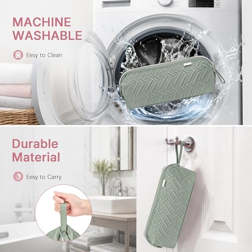 Leudes Travel Bag for Shark Flexstyle & Dyson Air Wrap - Waterproof Organizer
