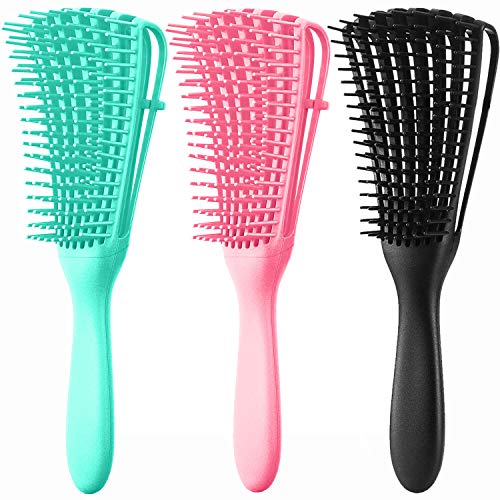 Detangling Brush for Curly & Kinky Hair 3a-4c