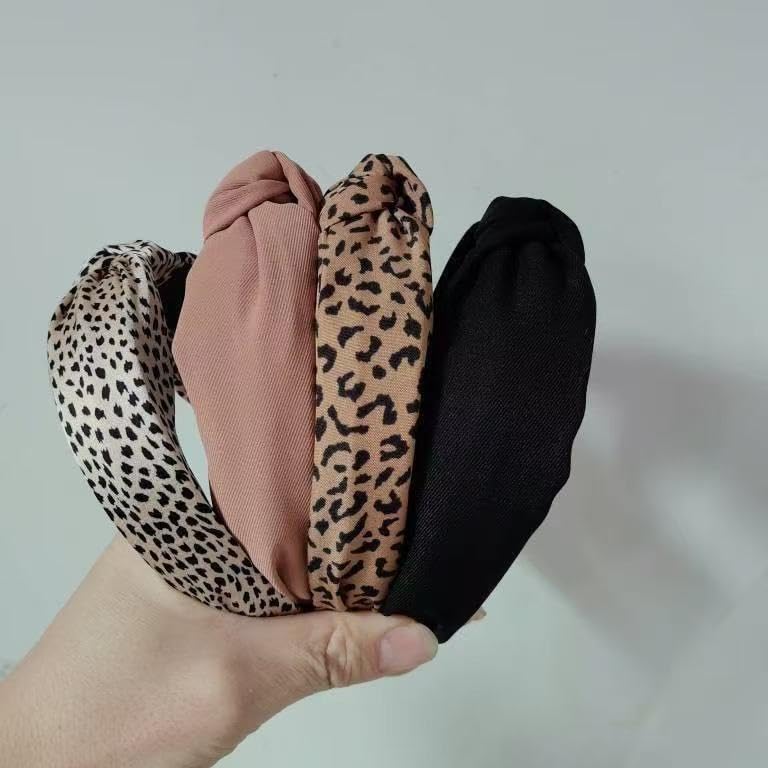 4-Pack Wide Headbands for Women – Pastel Colors