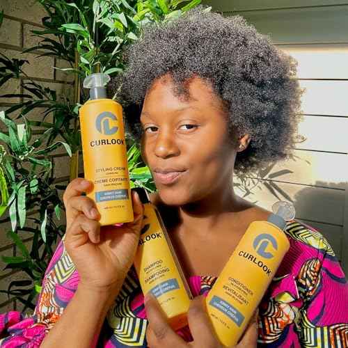 Kinky-Coily Hair Package | Shampoo, Conditioner & Leave-In Styling Cream Set | Sulfate-Free, Silicone-Free | 400ml (13.5 oz) Each Bottle | Made in Canada Curly Hair Products | Pack of 3