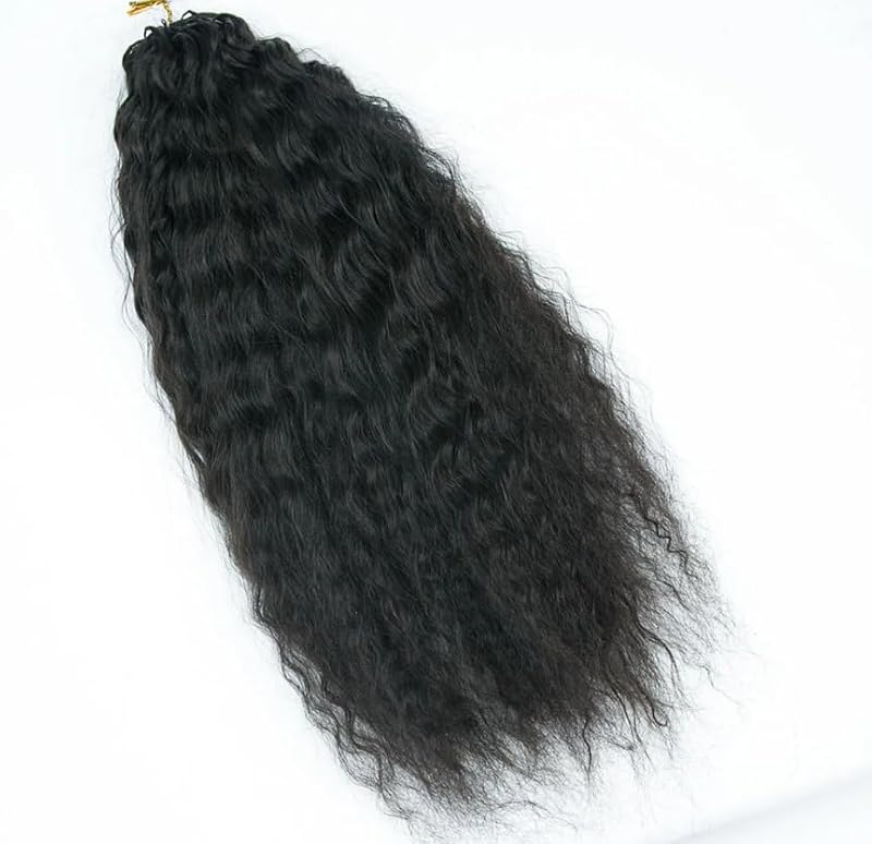 Feather Crochet Hair Extensions 18" 100% Human Hair