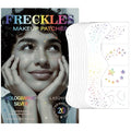 20 Pcs Holographic Glitter Freckles Face Tattoos - Waterproof Makeup Patches