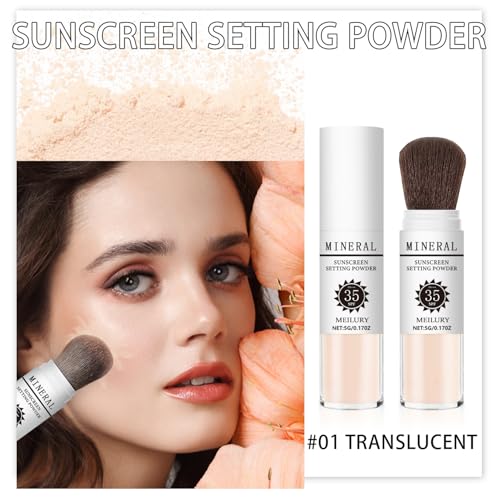 Sunscreen Setting Powder SPF 35 Mineral Brush