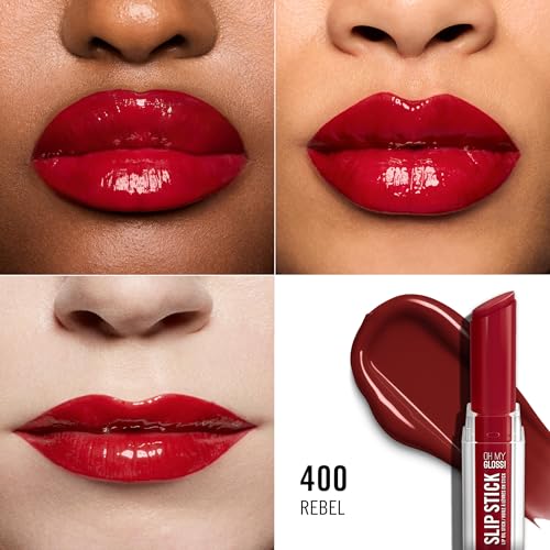 Rimmel Oh My Gloss! Slip Stick Lip Gloss, 400 Rebel