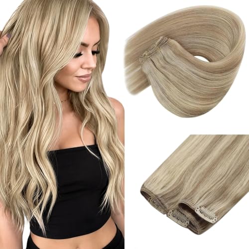 Sunny Hair Clip-in Human Hair Extensions Blonde Remy for Volume & Highlights