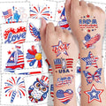 108 Glitter 4th of July Temporary Tattoos - Waterproof Patriotic