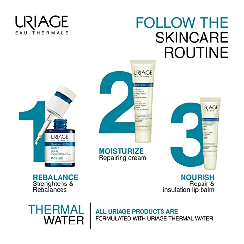 Uriage Bariederm Cica-Cream | Face and Body Cream that Protects & Repairs Irritated Skin | With Hyaluronic Acid, vitamin B5, Copper and Zinc: Relieves Discomfort, Rash Relief | Every Day SOS Cream