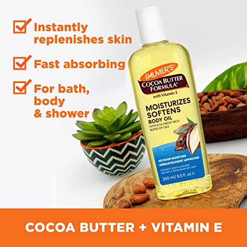 Palmer's Cocoa Butter Body Oil with Vitamin E, 8.5 Fl Oz