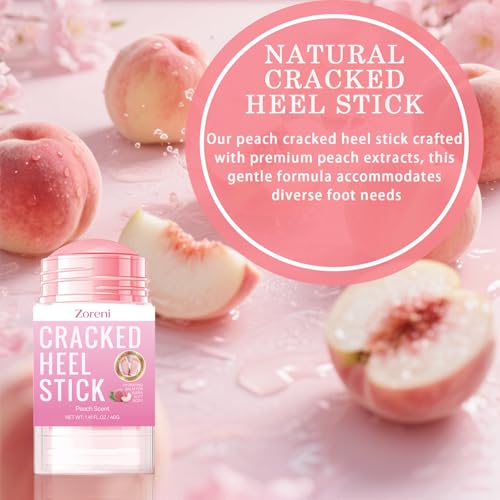 Zoreni Cracked Heel Cream Stick - Dry Feet Repair, 2 Pack