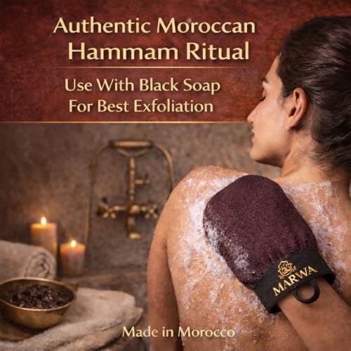 Moroccan Kessa Exfoliating Glove Medium - Hammam Mitt