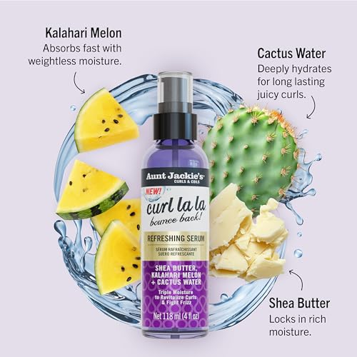 Aunt Jackie's Curl La La Bounce Back Refreshing Serum 4oz