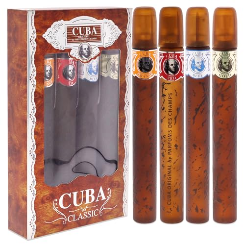 Cuba by Cuba for Men Gift Set - 4 Count Eau de Toilette
