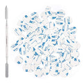 Allwon 100Pcs Metal Stickers for Magnetic Eyeshadow Palette