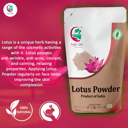Lotus Flower Powder 8oz | 100% Pure Natural | Anti-Acne Skin Care