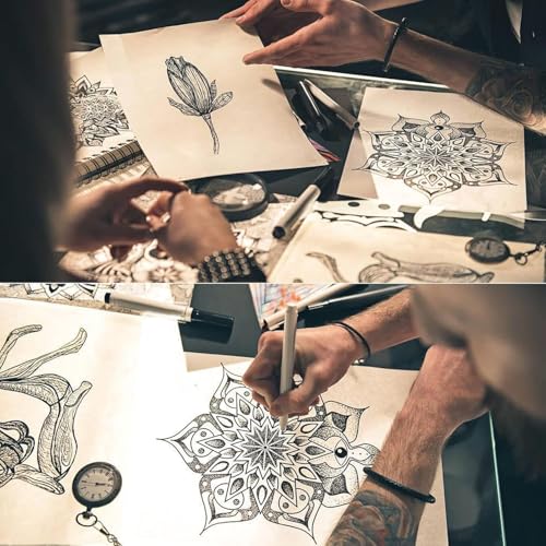 Tattoo Transfer Paper 50-Sheet Pack 4-Layer A4 Reusable