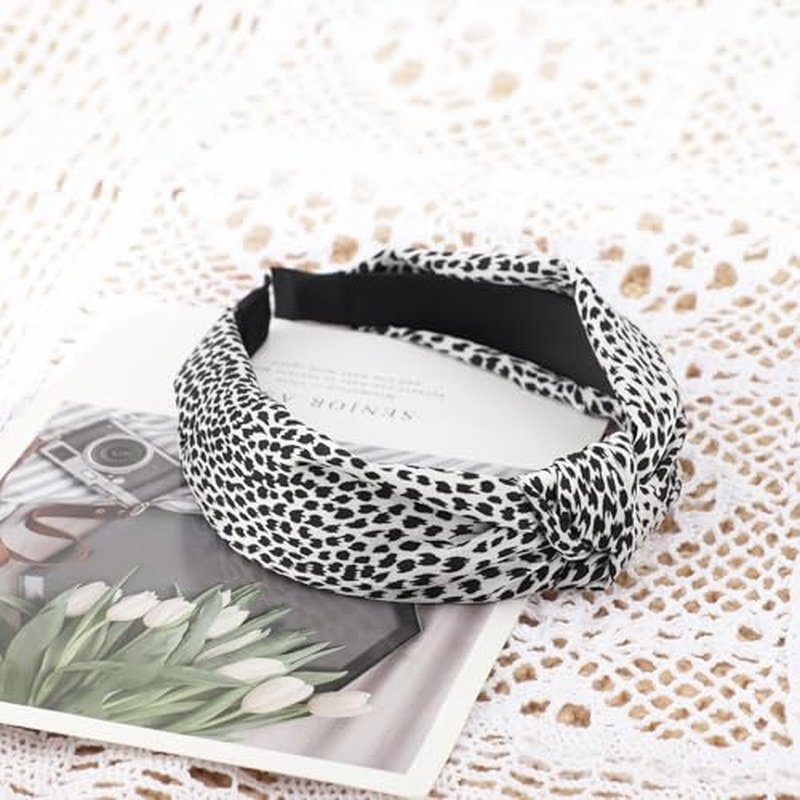 DRESHOW Floral Knotted Headbands for Women - 4 Pack Boho Hair Accessories