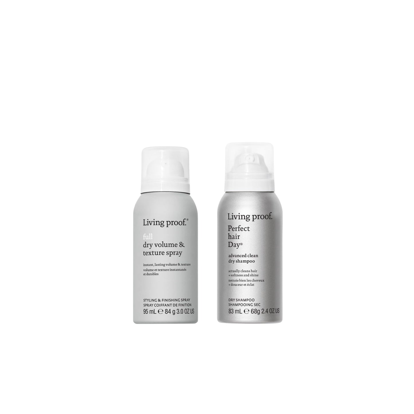 Living Proof Travel Size Advanced Clean Dry Shampoo + Dry Volume & Texture Spray Bundle ($37 Value)