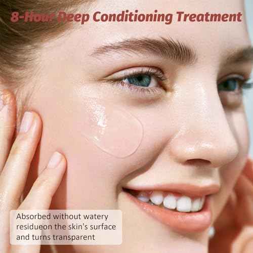 Collagen Night Wrapping Peel Off Mask with Brush, Overnight Mask Hydrates and Skin Elasticity, Reduces Sagging and Wrinkles, Hydrating Face Mask is the Ideal Gifts for Women and Teen Girls!
