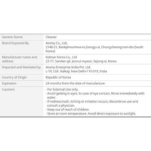 Atomy Evening Care Deep Cleanser - Atomy Clarifying Care Line to Radiant Skin