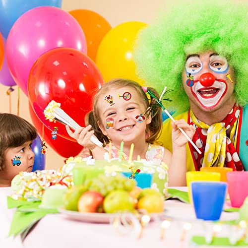 Maitys 288 Pcs Carnival Circus Temporary Tattoos for Kids