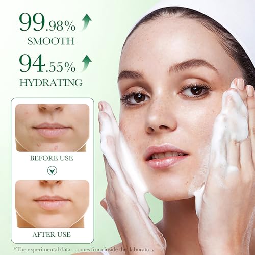 BIOAQUA Centella Asiatica Soothing Face Cleanser Oil Control Anti-Acne Deep Pore Clean Facial Hydrating Moisturizing 100g/3.5oz