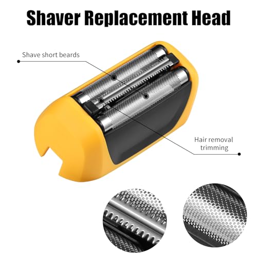 7045-100 Shaver Head Replacement Foils&Cutters and Head Compatible with wahl Yellow lifeproof 7061 Series (Yellow 7045-1 PCS)