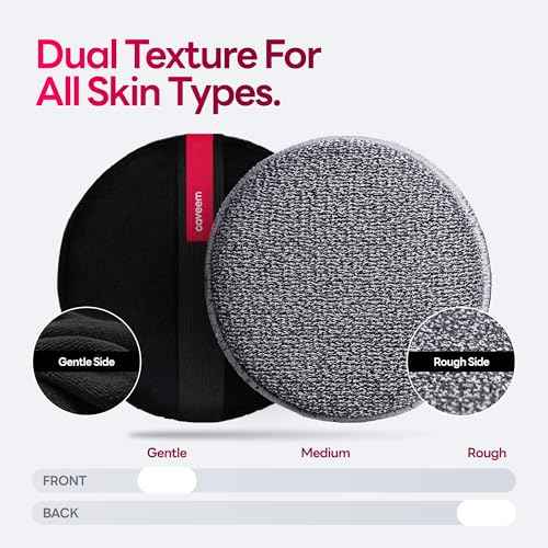 Exfoliating Body Scrubber, Bath and Body Scrub Buffer, Body Exfoliator for Remove Dead Skin, Gentle and Rough Lightweight Sponge for Shower (2 Pack)