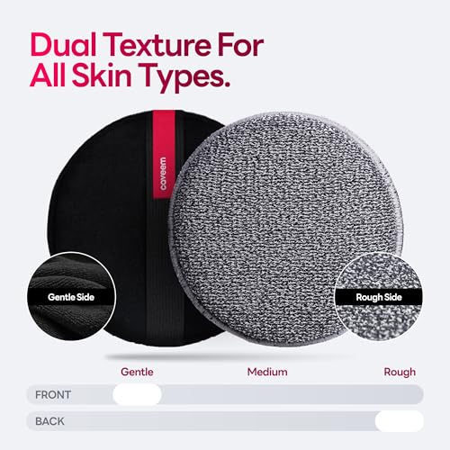 CAVEEM Exfoliating Body Scrubber Sponge, 2-Pack Bath Scrub