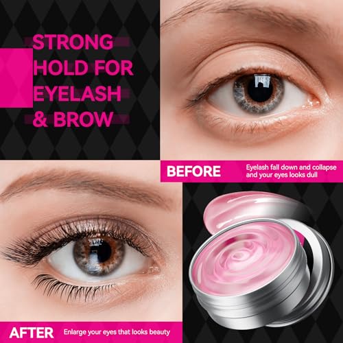 Lash Lift Glue Balm Kit with Pads & Brush