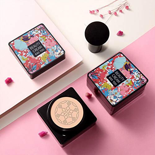Mushroom Head Air Cushion CC Cream Foundation with Sponge Puff