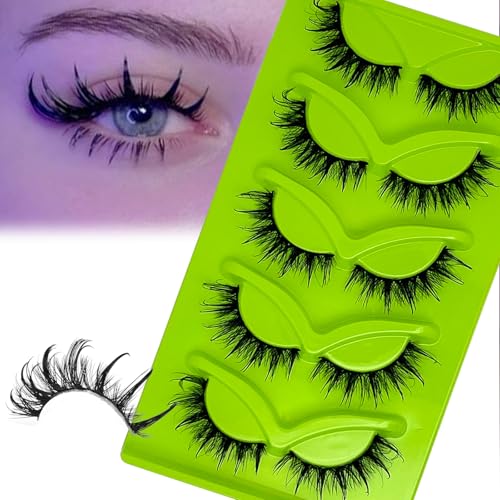 Wispy Cat Eye Strip Lashes - Reusable Synthetic Lashes