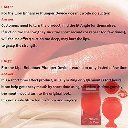 Lip Plumper Device - Silicone Suction Tool for Fuller Lips