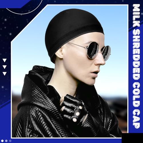 Haysandy Cooling Skull Cap Motorcycle Helmet Liner Beanie Sweat-Wicking Head Wrap