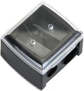Dual Hole Makeup Pencil Sharpener - Eyeliner, Lip & Eye Pencils, Portable, Sharp Precision