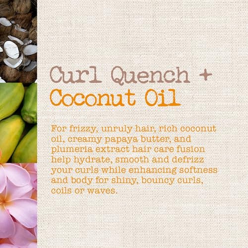 Maui Moisture Curl Quench Coconut Oil Hydrating Curl Cream, 12 oz