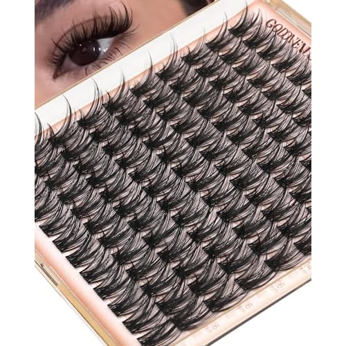 Wispy Lash Clusters 12-14-16mm Eyelash Clusters Set C Curl Pesta?as Postizas Naturales Fluffy Natural Lash Clusters for Effortless Eyelash Extensions Individual Lashes DIY False Eyelashes